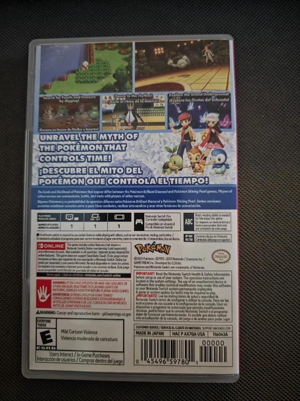 Pokemon Brilliant Diamond- Nintendo Switch